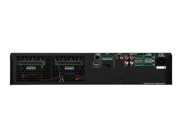 PRO 10 INPUT 3000W MAX 4-CHANNEL NETWORKABLE MATRIX SMART AMP WITH ONBOARD DSP, WI-FI, AND CONTROL